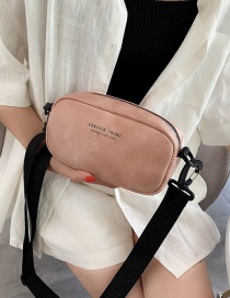 Fashion Pink Letter Broadband Shoulder Crossbody Bag