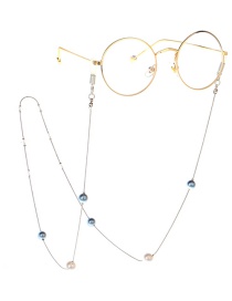 Fashion Silver Bright Pearl Chain Glasses Chain