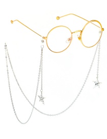 Fashion Silver Star Glasses Chain