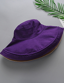 Fashion Purple Double-sided Fisherman Hat