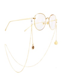 Fashion Gold Metal Triangle Glasses Chain