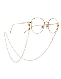 Fashion Gold Crystal Beaded Chain Non-slip Hanging Glasses Chain