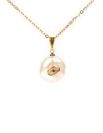 Fashion Gold 8d Shaped Pearl Necklace
