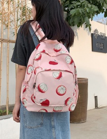 Fashion Pink Flower Backpack