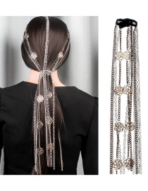 Fashion Silver Fringed Head Chain