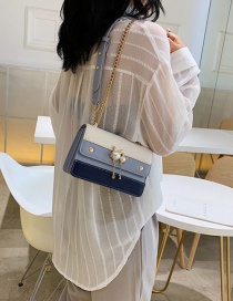 Fashion Blue Pearl Chain Shoulder Bag Shoulder Bag
