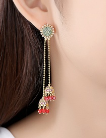 Fashion 18k Gold Wind Chime Earrings