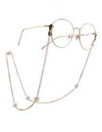 Fashion Gold Freshwater Pearl Glasses Chain