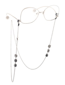 Fashion Silver Natural Metal Chain Glasses Chain