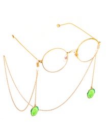 Fashion Gold Non-slip Metal Vegetable Cucumber Glasses Chain