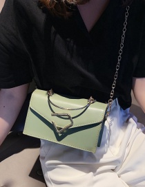 Fashion Green Portable Messenger Bag