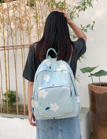 Fashion Sky Blue Fruit Print Backpack