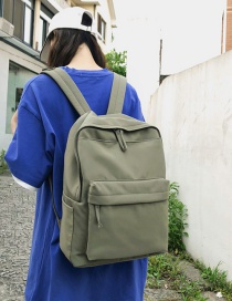 Fashion Matcha Green Large Stitching Backpack