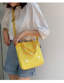 Fashion Yellow Cute Flower Crossbody Bag