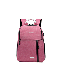 Fashion Pink Oxford Backpack