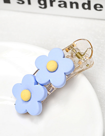 Fashion Blue Flower Duckbill Clip Small Flower Duckbill Clip