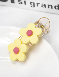 Fashion Yellow Flower Duckbill Clip Small Flower Duckbill Clip