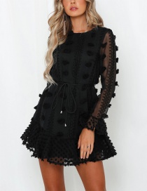 Fashion Black Lace Dress