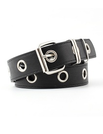 Fashion Black (no Chain) Flow Ring Decorative Chain Belt
