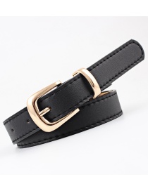 Fashion Gold Buckle + Black Dark Buckle Multicolor Belt
