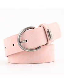 Fashion Pink Pin Buckle Belt