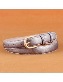Fashion Gray Wide Versatile Belt