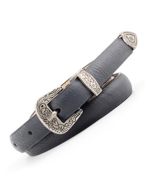 Fashion Navy Pin Buckle Three-piece Belt