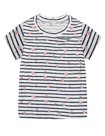 Fashion Striped Flower Cartoon Baby Boy T-shirt