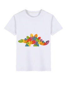 Fashion Dinosaur Cartoon Dinosaur 3d Printed Children's T-shirt