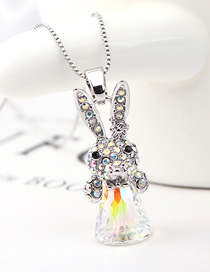 Fashion Silver Crystal Necklace - Little Rogue Rabbit