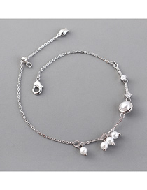 Fashion (platinum) Pearl Zircon Bracelet