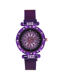 Fashion Purple Time To Run The Tape Watch