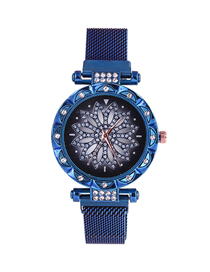 Fashion Blue Time To Run The Tape Watch