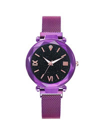 Fashion Purple Star Tape Watch