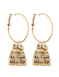 Fashion Gold Bell Earrings