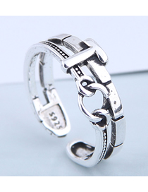 Fashion Silver Chain Alloy Split Ring