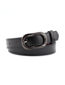 Fashion Black Pin Buckle Belt