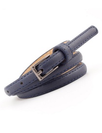 Fashion Navy Pin Buckle Belt
