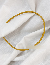 Fashion Superfine-yellow Frosted Very Fine Toothed Headband
