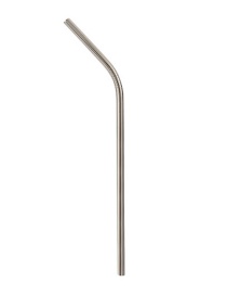 Fashion Silver Straight Tube 304 Stainless Steel Straws (10 Pieces)