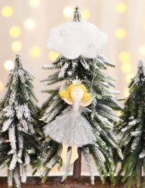 Fashion Gray Erected Cloud Angel Christmas Cloud Angel Pendant