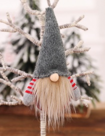 Fashion H Gray Section No Face Doll With Hand Pendant Faceless Doll Doll Christmas Tree Pendant