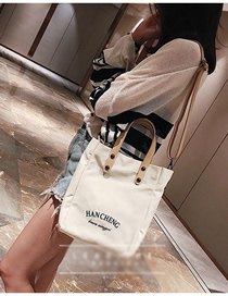 Fashion White Canvas Shoulder Bag Shoulder Scorpion Mother Bag
