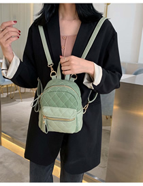 Fashion Green Lingge Backpack