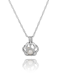 Fashion Star Pearl Openwork Oyster Cage Necklace