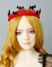 Fashion Red Bat Crown
