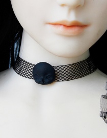 Fashion Black Head Necklace