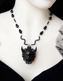 Fashion Black Death Necklace