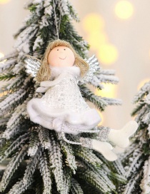 Fashion White Left Hand Holding Angel Christmas Ornaments