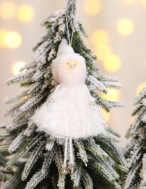 Fashion Elderly Feather Christmas Tree Pendant